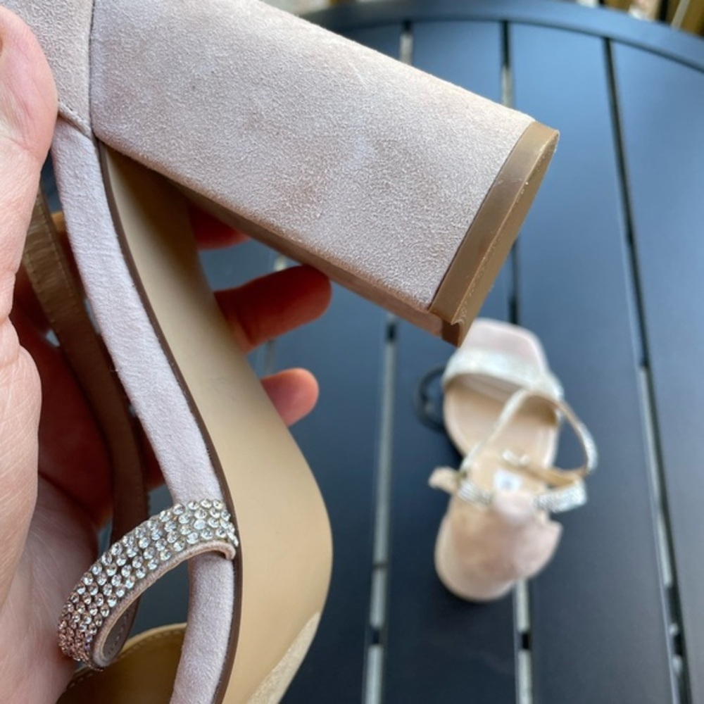 Steve Madden Glittering Silver‎ Heels - Picture 6 of 8